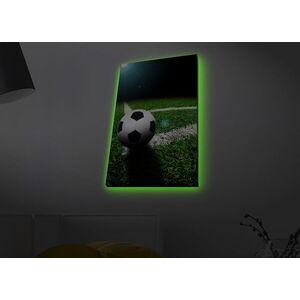 Imagine Tablou decorativ cu lumina LED, 4570MDACT-057, Dimensiune: 45 x 70 cm, Multicolor
