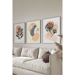 Imagine Set 3 tablouri decorative, 3Cnvs6, Dimensiune: 40 x 60 cm (3 bucăți), Multicolor