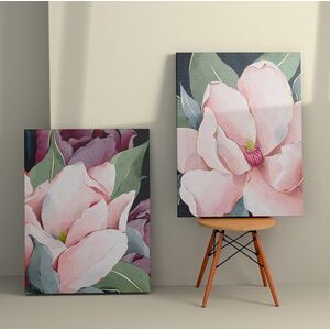 Imagine Set 2 tablouri decorative, 2KNV4353, Lemn, Multicolor