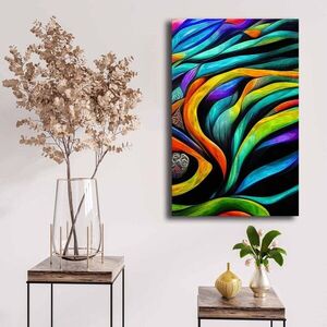 Imagine Tablou decorativ, 4570NISC-001, Lemn, Multicolor