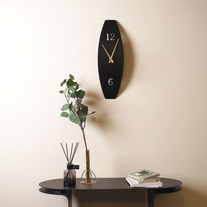 Imagine Ceas de perete, APS137MS, Dimensiune: 15 x 46 cm, Negru