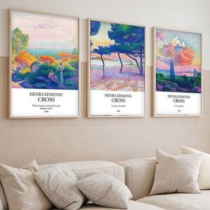 Imagine Set 3 tablouri decorative, Huhu265, Lemn masiv, Multicolor