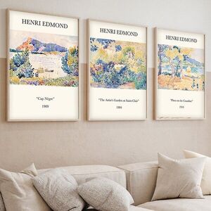 Imagine Set 3 tablouri decorative, Huhu266, Lemn masiv, Multicolor