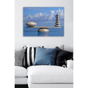Imagine Tablou decorativ, 21482565778-5070, Rama din lemn (grosime 3 cm), Multicolor