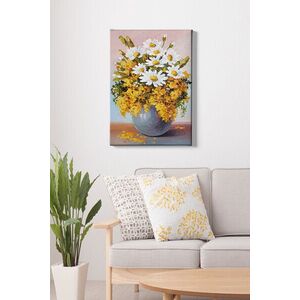 Imagine Tablou decorativ, Kanvas Tablo (50 x 70), Rama din lemn (grosime 3 cm), Multicolor