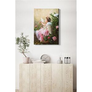 Imagine Tablou decorativ, Kanvas Tablo (50 x 70), Rama din lemn (grosime 3 cm), Multicolor