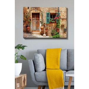 Imagine Tablou decorativ, Kanvas Tablo (70 x 100), Rama din lemn (grosime 3 cm), Multicolor