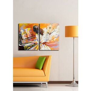 Imagine Ceas de perete 2 piese, 2P3040CS-75, 30 x 40 cm, 2 piese, Multicolor