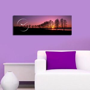 Imagine Ceas de perete, 3090CS-55, 30 x 90 cm, Multicolor