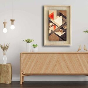 Imagine Tablou decorativ, Ahsakca, Fundal: 100% MDF de arțar (grosime: 2, 7 mm) Vopsea: 100% MDF (grosime: 5 mm), Multicolor