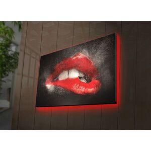 Imagine Tablou decorativ cu lumina LED, 4570DACT-64, Dimensiune: 45 x 70 cm, Multicolor