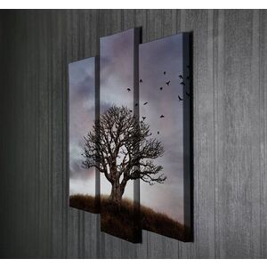 Imagine Set 3 tablouri decorative, UC009, 45 x 20 cm, Multicolor