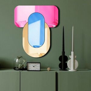 Imagine Oglinda decorativa, Ozgl519, Baza din 100% EVA (Grosime: 10 mm), Multicolor