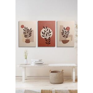 Imagine Set 3 tablouri decorative, Ersycnvs18, 50 x 70 cm, 3 piese, Multicolor