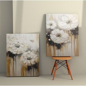 Imagine Set 2 tablouri decorative, 2KNV4239, Lemn, Multicolor