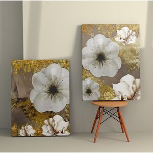 Imagine Set 2 tablouri decorative, 2KNV4324, Lemn, Multicolor
