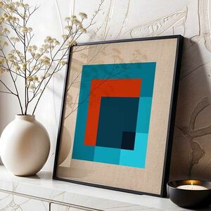Imagine Tablou decorativ, SC11372_7070, Dimensiune: 74 x 74 cm, Multicolor