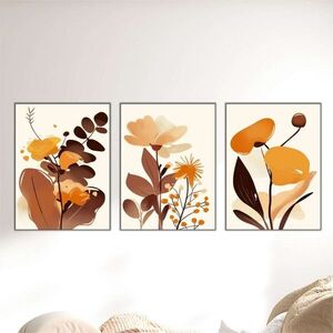 Imagine Set 3 tablouri decorative, Mdf, Imprimare digitala, Multicolor