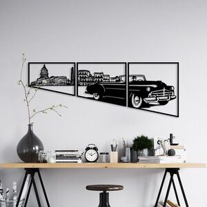 Imagine Decoratiune de perete, Oldies Trio B, Grosime: 1, 5 mm, Negru
