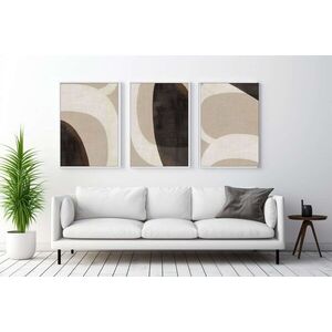 Imagine Set 3 tablouri decorative, Mp3-00113, Imprimare digitala, Multicolor