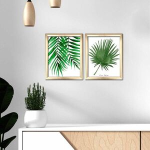 Imagine Set 2 tablouri decorative, 2ACT-008, Cadru: 100% PVC (Grosime: 20 mm), Multicolor