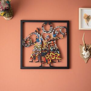 Imagine Decoratiune de perete, Triple Goddess, Dimensiune: 45 x 45 cm (1 bucată), Negru