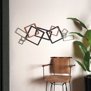 Imagine Decoratiune de perete, APT753LSGSWR, Dimensiuni: 45 x 116 cm, Negru / Verde / Roșu