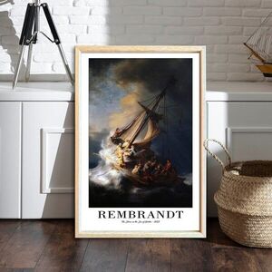 Imagine Tablou decorativ, 4262AHSREMBRANDT-001, Suport din 100% MDF (Grosime: 2, 7 mm), Multicolor