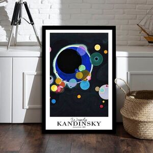 Imagine Tablou decorativ, 4262SYHKANDINSKY-031, Suport din 100% MDF (Grosime: 2, 7 mm), Multicolor
