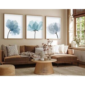 Imagine Set 3 tablouri decorative, Huhu206, Lemn masiv, Multicolor