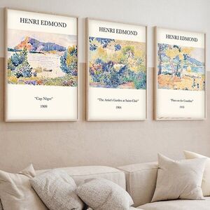 Imagine Set 3 tablouri decorative, Huhu266, Lemn masiv, Multicolor