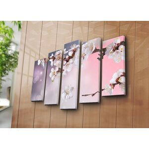 Imagine Set 5 tablouri decorative, 5PATK-105, 19 x 70 cm, Multicolor