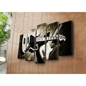 Imagine Set 5 tablouri decorative, 5PATK-36, 19 x 70 cm, Multicolor
