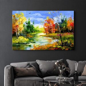Imagine Tablou decorativ, OGLS-7093, Dimensiune: 35 x 55 cm, Multicolor