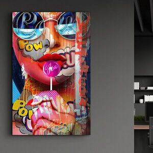Imagine Tablou decorativ, CAM-3089, Dimensiuni: 46 x 72 cm, Multicolor