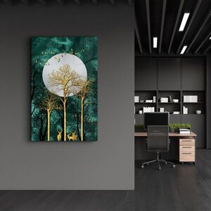 Imagine Tablou decorativ, CAM-1066, Dimensiuni: 70 x 110 cm, Multicolor