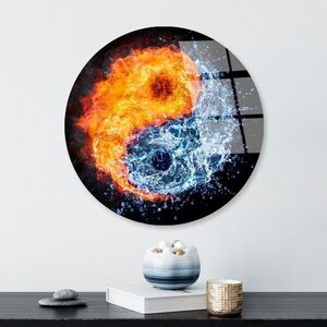 Imagine Tablou decorativ, UV-1142, ø30 cm, Multicolor