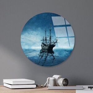 Imagine Tablou decorativ, UV-1154, ø30 cm, Multicolor