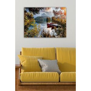 Imagine Tablou decorativ, 1218371461-5070, Rama din lemn (grosime 3 cm), Multicolor