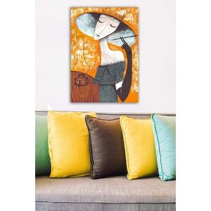 Imagine Tablou decorativ, 21398527-5070, Rama din lemn (grosime 3 cm), Multicolor