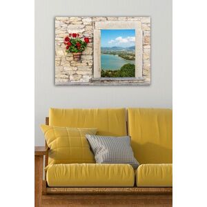 Imagine Tablou decorativ, 383723062-5070, Rama din lemn (grosime 3 cm), Multicolor