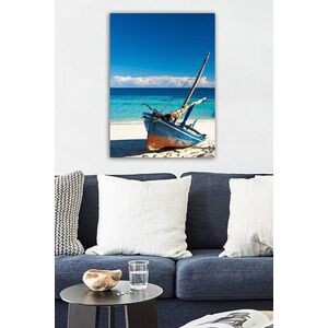 Imagine Tablou decorativ, 86611675-5070, Rama din lemn (grosime 3 cm), Multicolor