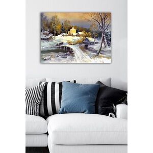 Imagine Tablou decorativ, 87195121-5070, Rama din lemn (grosime 3 cm), Multicolor
