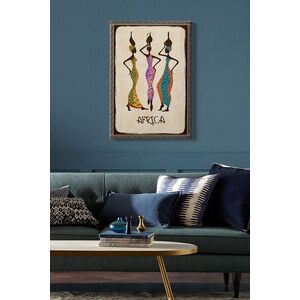 Imagine Tablou decorativ, Kanvas Tablo (50 x 70), Rama din lemn (grosime 3 cm), Multicolor