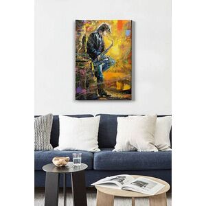 Imagine Tablou decorativ, Kanvas Tablo (50 x 70), Rama din lemn (grosime 3 cm), Multicolor