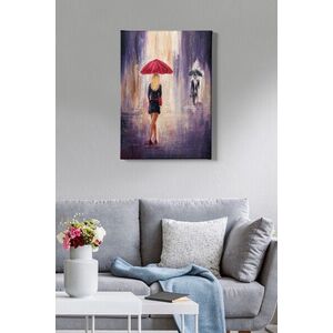 Imagine Tablou decorativ, Kanvas Tablo (50 x 70), Rama din lemn (grosime 3 cm), Multicolor