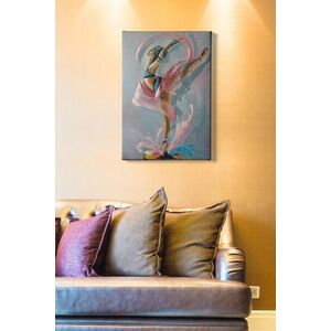 Imagine Tablou decorativ, Kanvas Tablo (50 x 70), Rama din lemn (grosime 3 cm), Multicolor
