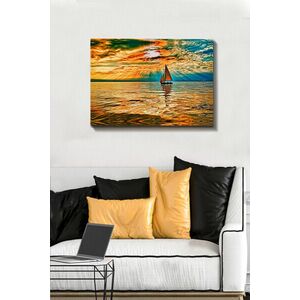Imagine Tablou decorativ, Kanvas Tablo (50 x 70), Rama din lemn (grosime 3 cm), Multicolor