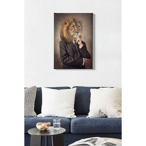 Imagine Tablou decorativ, Kanvas Tablo (50 x 70), Rama din lemn (grosime 3 cm), Multicolor