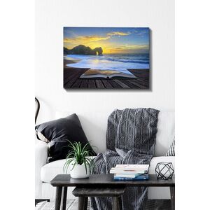 Imagine Tablou decorativ, Kanvas Tablo (50 x 70), Rama din lemn (grosime 3 cm), Multicolor